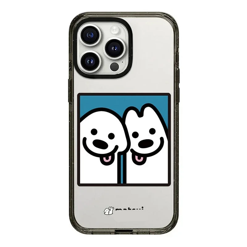 

Upgrade Acrylic Border Puppy Phone Case Cover for IPhone 11 12 13 14 15 Pro Max Case for IPhone 15 Pro Max