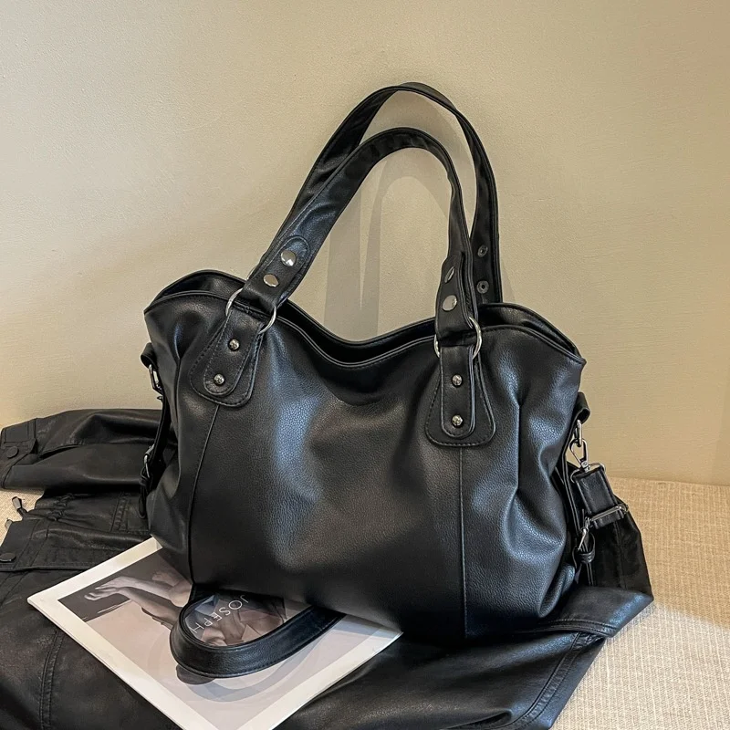 

Soft Interior Compartment Shoulder Bags 2026 High Quality Contrasting Colors Bags for Women Fashion Zipper Pu Women's Handbags