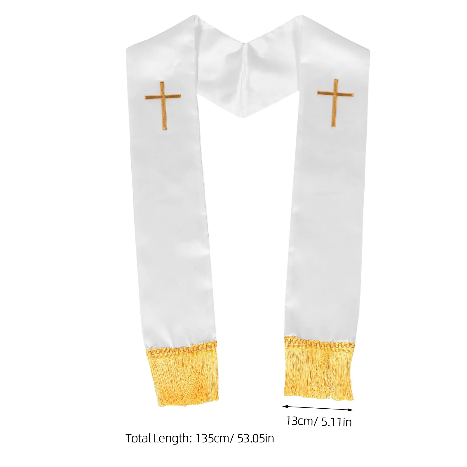 53 Inch Reversible Clergy Stol - Stole Wedding Shawl avis et prix