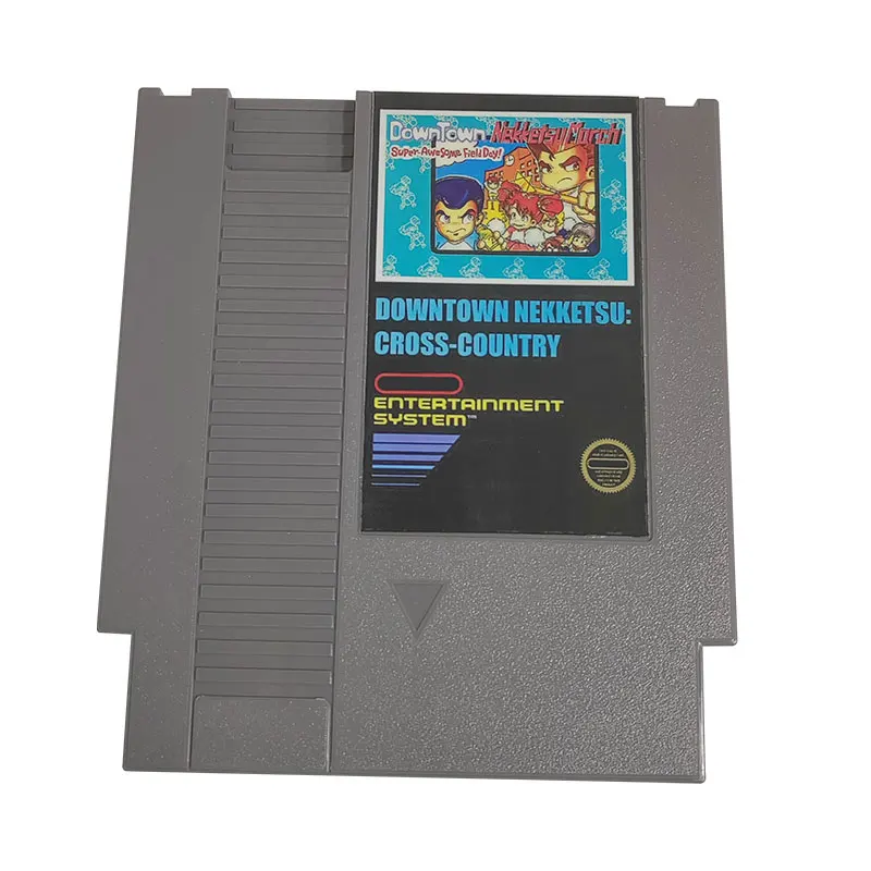 Downtown - Nekketsu Koushin Kyoku - Soreyuke Daiundoukai-Game Cartridge For Console Single card 72 Pin NTSC and PAL Game Console