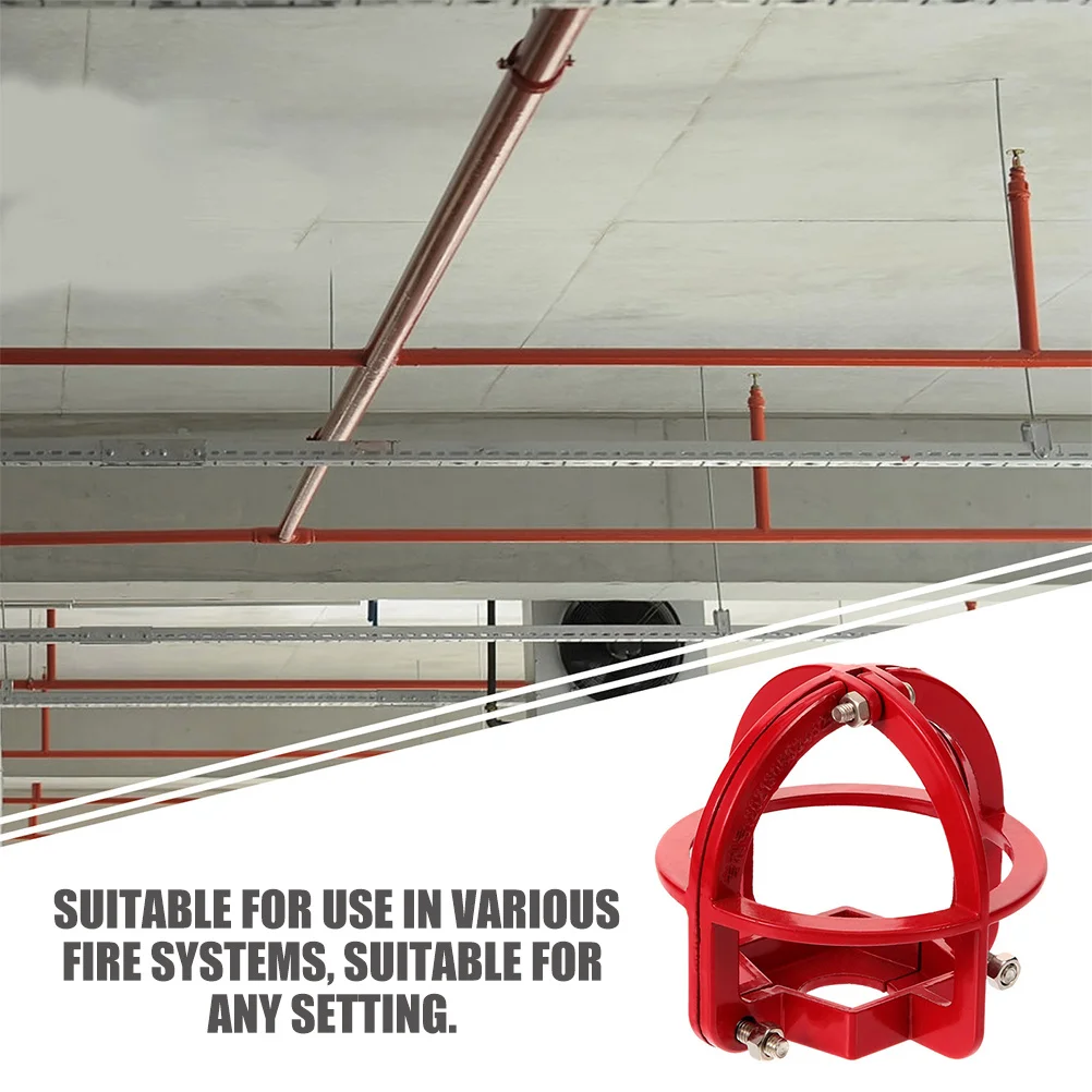 Couvercle d'arrosage incendie en métal, 4 pièces, durabilité, installation facile pour plafond, systèmes d'incendie résidentiels, Cage de Protection