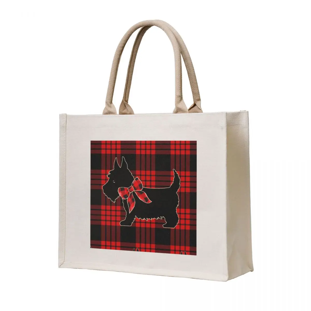

Scottie Blanket Tote Bag reusable grocery bags great bag shopper bag women canvas