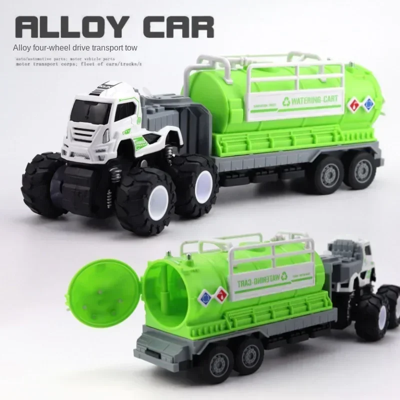 New 2024 Engineering Car Toys Children\'s Large Dumper Inertia Excavator Toys Car Children\'s Toys 2-4 Years Old Birthday Gift