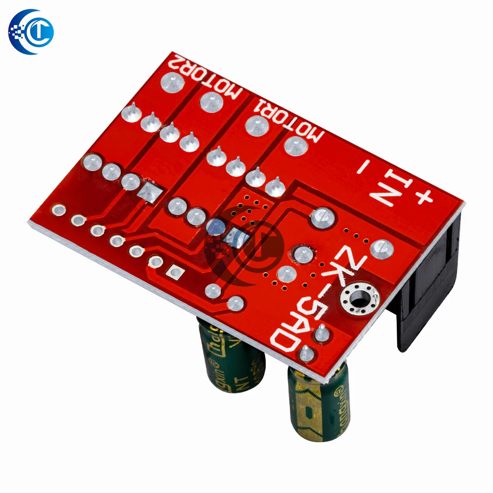 Двойной модуль драйвера двигателя постоянного тока (двойной Super L298N): H-Bridge 5A 3V-14V — управление скоростью ШИМ, реверсивное напряжение, готовый к радиоуправлению