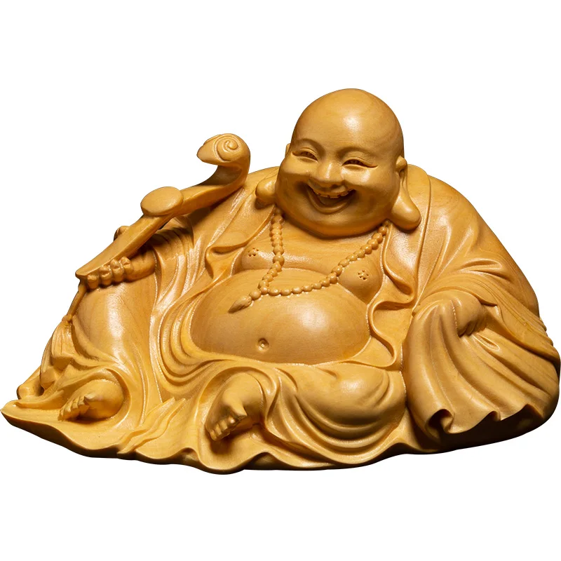 Splendid Maitreya Laughing Buddha, A Tranquil, Home Decoration and Car Accent Piece, Infusing Feng Shui Principles and Buddhism