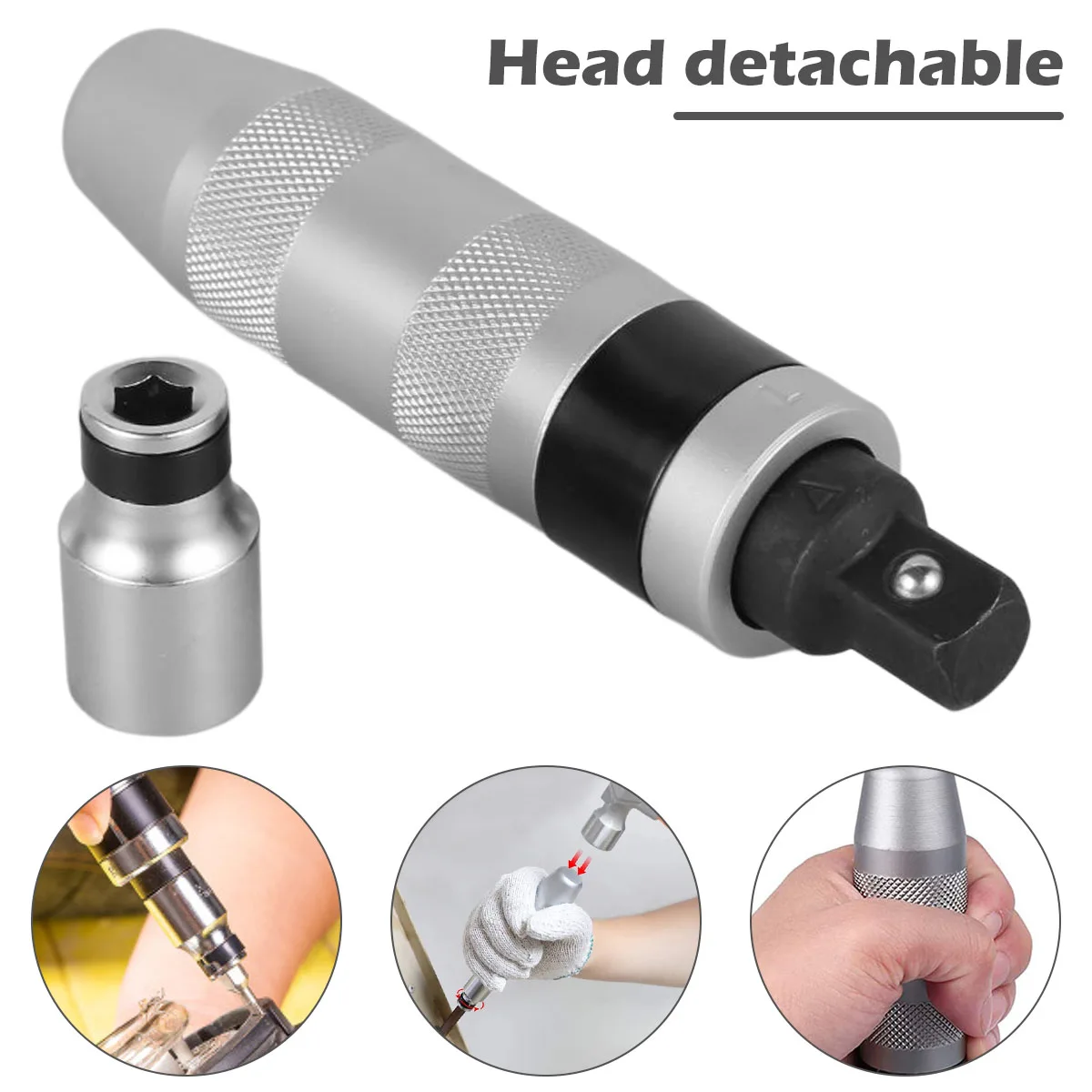 7Pcs Impact Screwdriver Shock Screw Bits Metal Shock Screw Driver Chisel Bits Multifunctional Screw Extractor Remover Repair Set