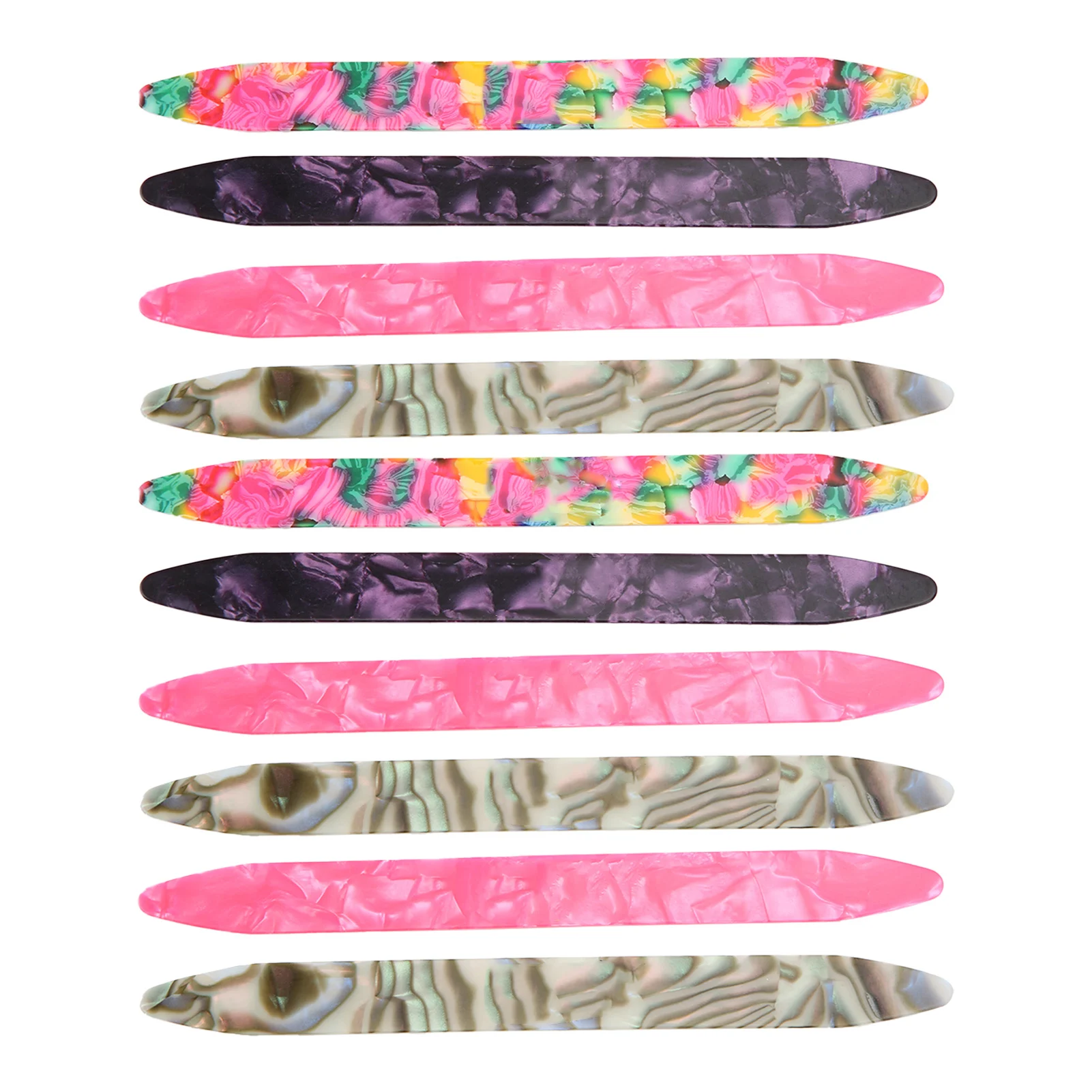 10 قطعة 0.71 مللي متر عود يختار السليلويد مرنة الريشة استبدال ل أداة نتفها السليلويد يختار استبدال المرنة #5