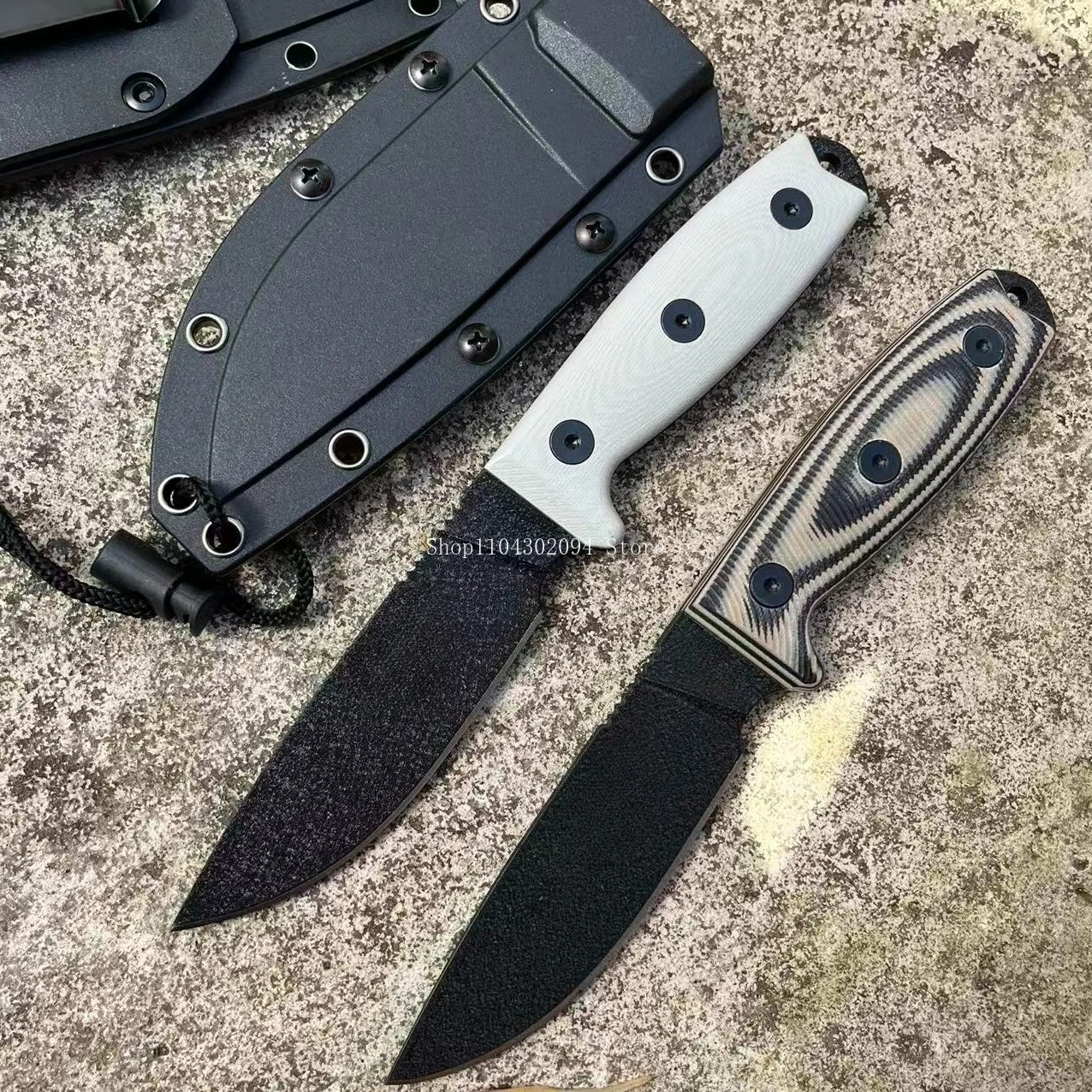 高硬度キャンプハイキング釣りトレッキングユーティリティツールアウトドアキャンプストレートナイフジャングルアドベンチャー探検ナイフ