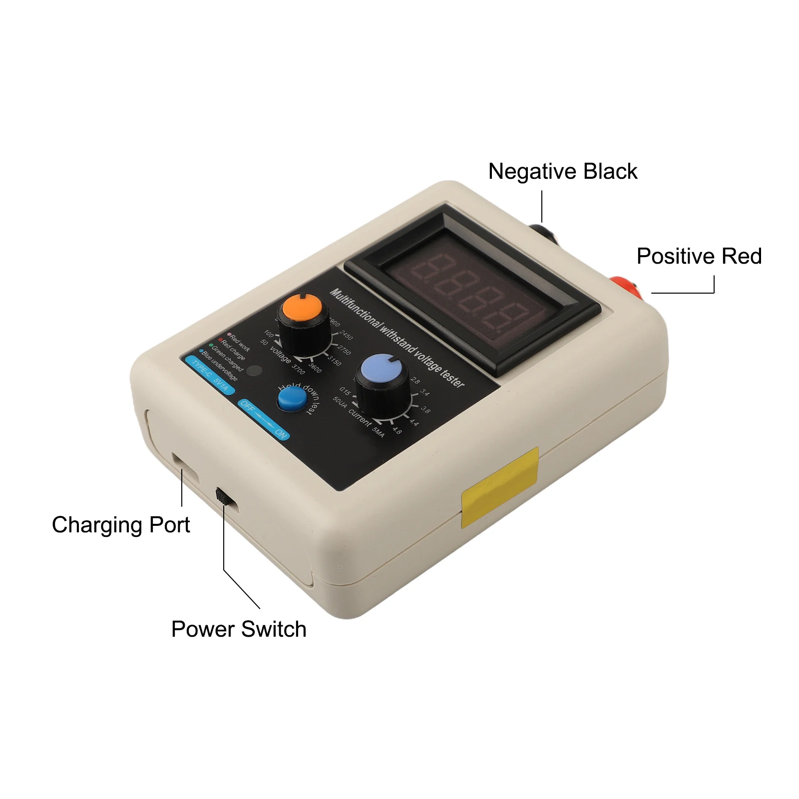 0V-3500V-IGBT Transistor Voltage Tester Diode MOS MOV LED Voltage Capability Transistor Transistor Withstand Voltage Tester