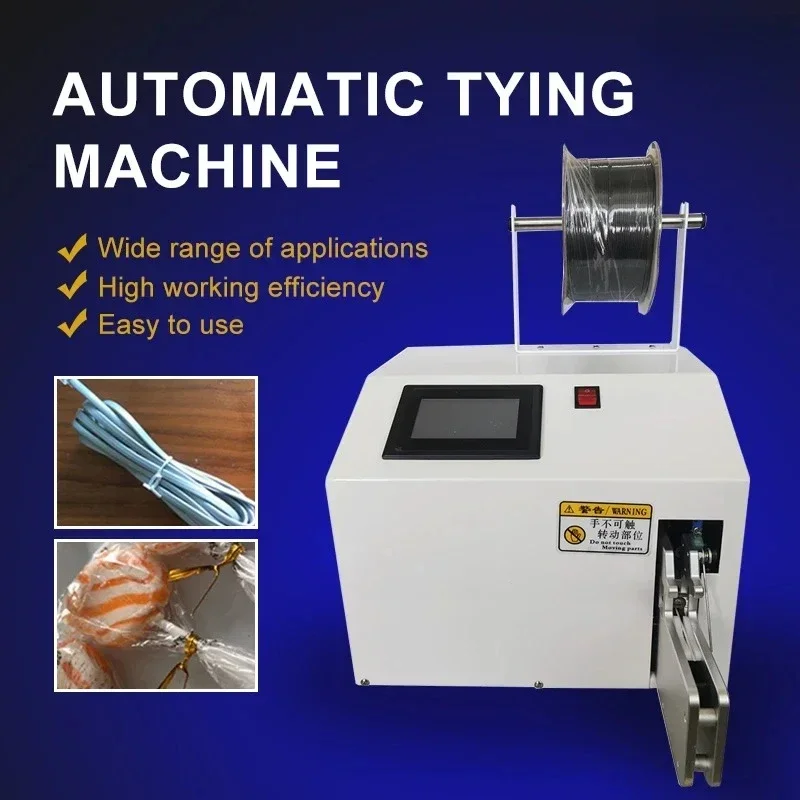 

3Q Automatic Cable Wire Coil Winding Machine for Sale, Wire Harness Machinery Metal Cable Twist Tie Machine
