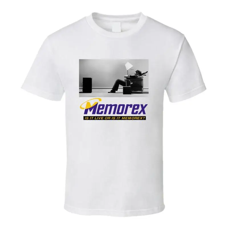 Es vive o es la camiseta con eslogan publicitario vintage más memorable de Memorex