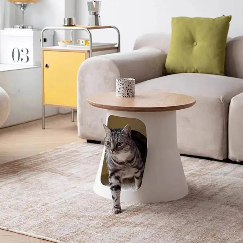 

Table Round Kittens Shelf Modern Special Tea Interactive Accessories Bed Cats Kitten Cave Camas Para Gatos Bedroom Furniture