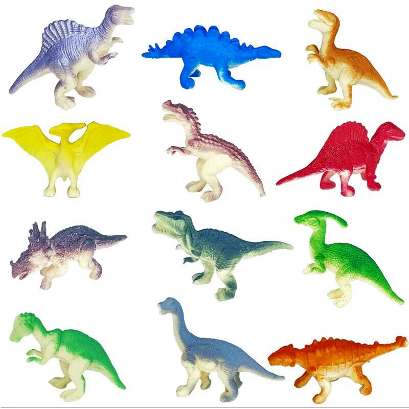 Realistic PVC Soft Dinosaur Models Kids Educational Toys Archaeology and Preschool Animal Figures Early Learning for Children