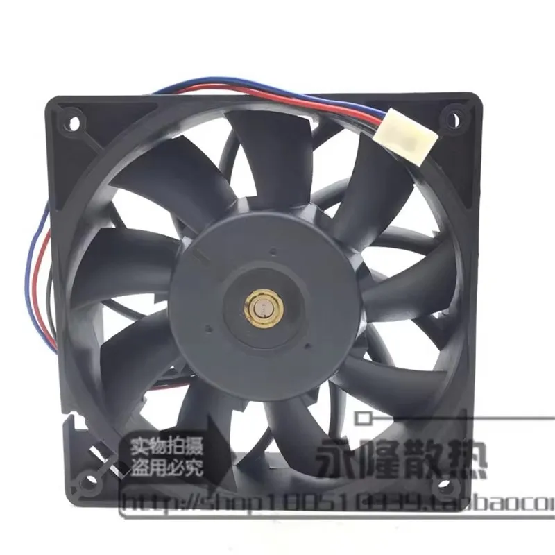 Original 120 * 120 * 38MM 12CM 3-wire shutdown alarm violent frequency converter cooling fan 24V 1.5A FFB1224EHE