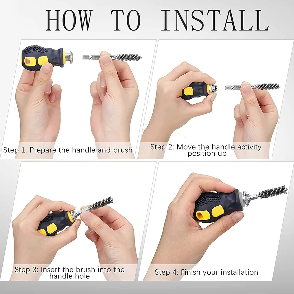 Новая щетка для гольф-клюшек A26P, щетка для гольф-клюшки, проволочная щетка, инструмент для чистки, электрическая дрель, проволочная щетка для железа и дерева, 2 шт.