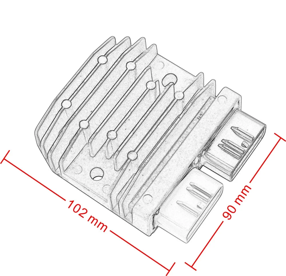 Regulator Rectifier For Yamaha FZ1 FZ8 FZ09 FJ09 YZF R1 FJR1300 YZF R7 XSR700 YFM700 Grizzly 700 RX10 FX10 XV19 1D7-81960-01-00