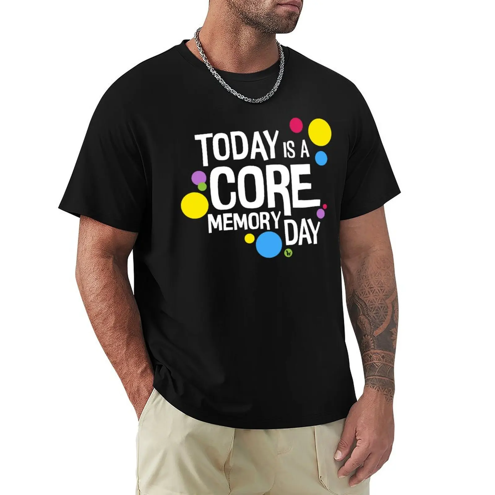 Core Memory Day T-Shirt Labor Work Casual T-Shirt