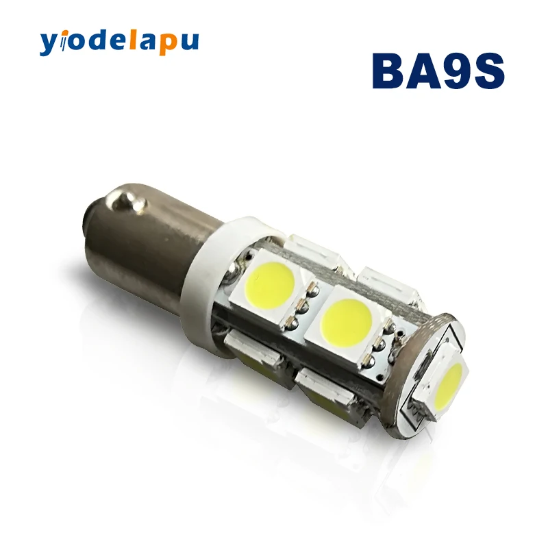 12V White BA9S LED 5050 SMD Car Interior Signal Lamp License Plate Light Dome Bulb 12v Auto Reading Lamp