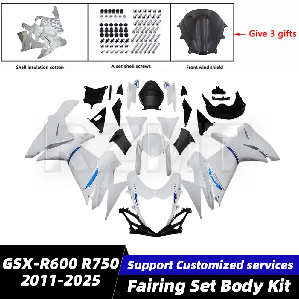 

Motorcycle Fairing Set Body Kit For Suzuki GSX-R600 R750 2011-2025 High Quality ABS Plastic Shell Injection Bodywork S0611-105a