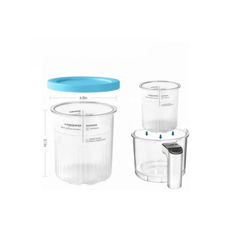 Cream Deluxe Ice Cream Cups for Ninja NC500 NC501