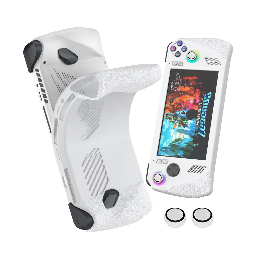 Funda protectora a prueba de golpes con tapas de Joystick, cubierta trasera de PC, carcasa de consola portátil de cobertura completa para Asus ROG Ally