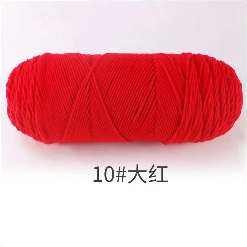 1Pc 200g melk Katoenen garen voor hand breien Acryl Gehaakte Draad gebreide Truien Sjaals lijnen Haken tas deken amigurum