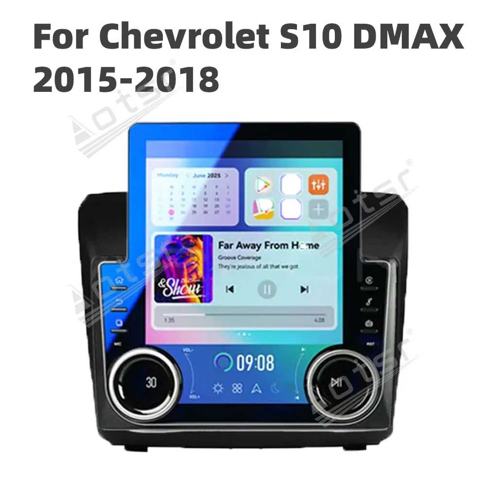 9.7'' Android 13 For Chevrolet S10 DMAX 2015-2018 Car GPS Navigation CarPlay HD Touch Screen Head Unit Multimedia Player