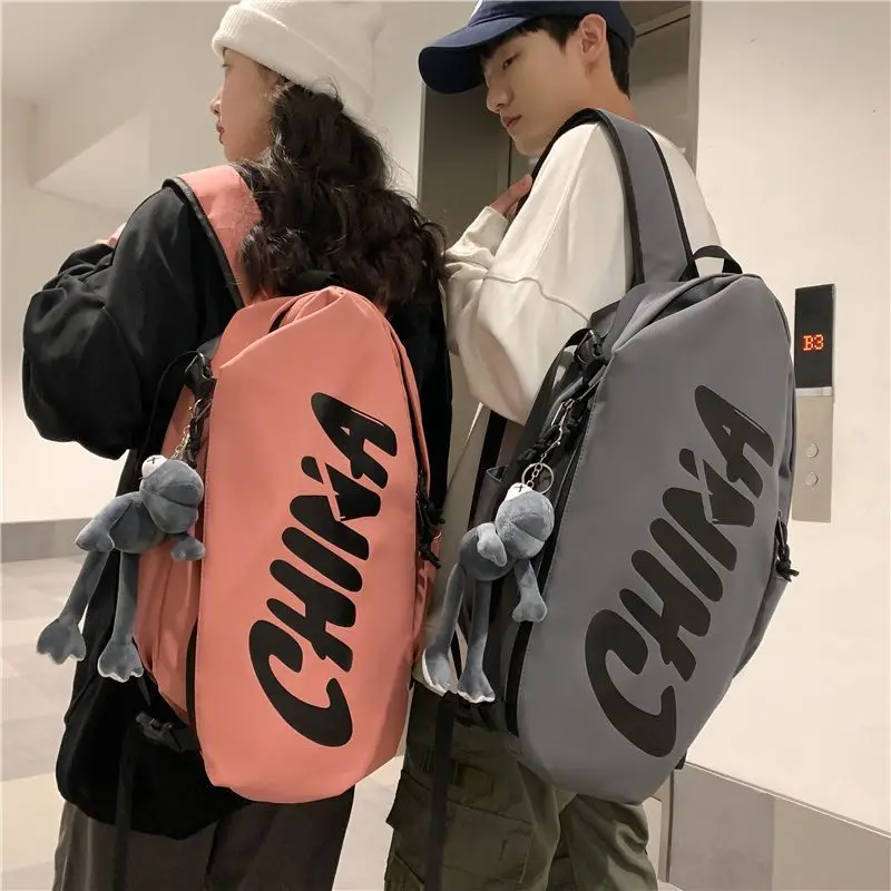 

Новые модные брендовые рюкзаки для мужчин, корейская версия Instagram, крутые дорожные рюкзаки большой вместимости, модные школьные сумки, сумка для студентов колледжа