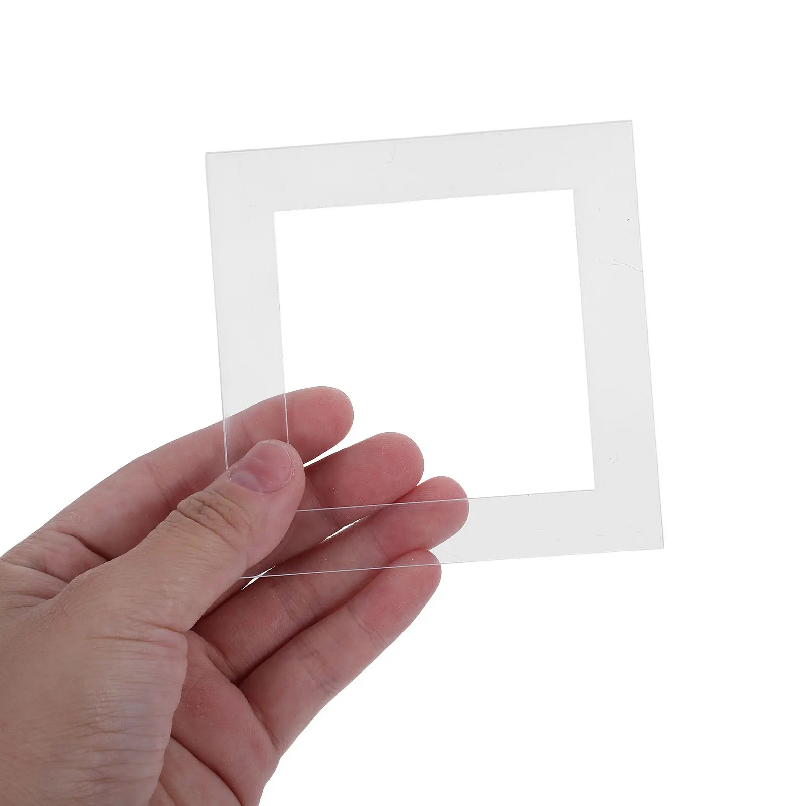 9Pcs Acrylic Router Templates Transparent Square Tracing Stencil Woodworking Inlay Jig Guide Wood Craft Routing Template