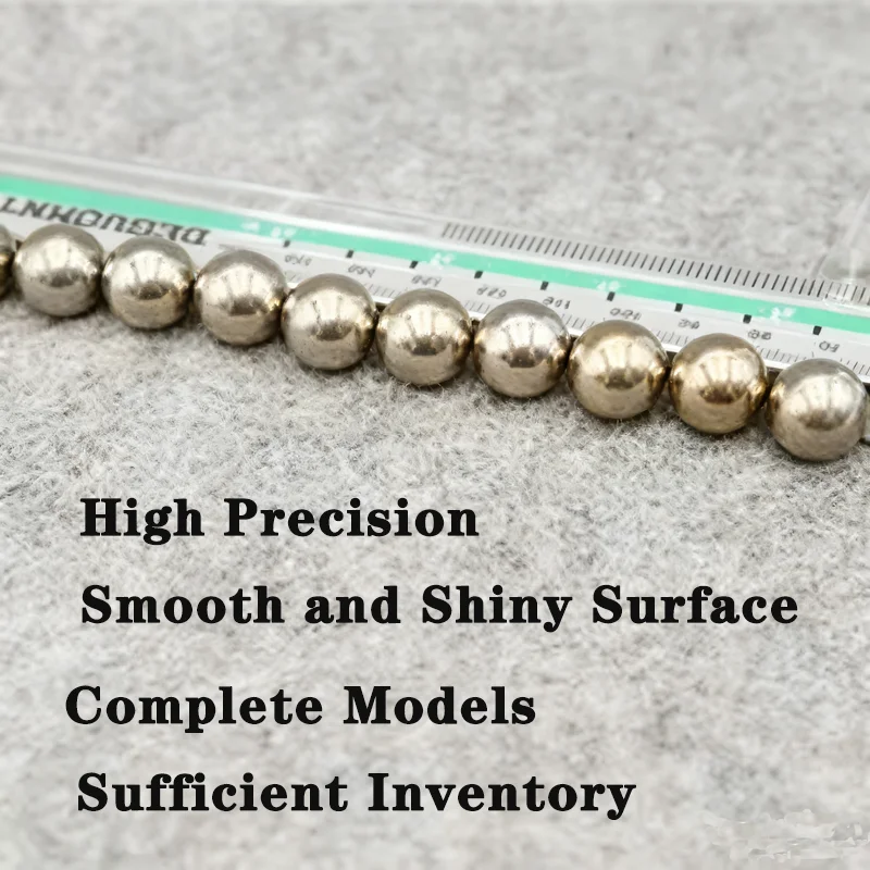 1Pcs Dia 15.875mm 16mm 16.5mm 16.669mm 17mm-30mm Solid Bearing Steel Ball High Precision Smooth Bearing Round Ball