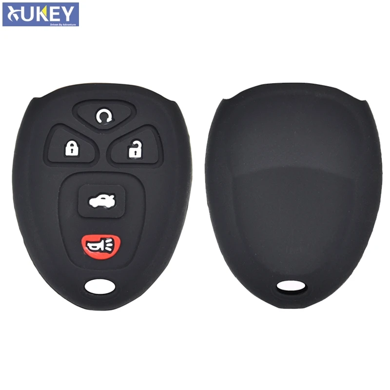 Silicone Car Remote Key Fob Shell Cover Case For Chevrolet Impala Suburban For GMC Sierra Yukon For Buick LaSabre Lucerne