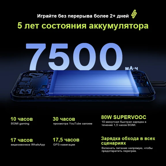 OnePlus Nord CE 6 Smartphone: 6.78in AMOLED, 7500mAh, 80W Fast Charge