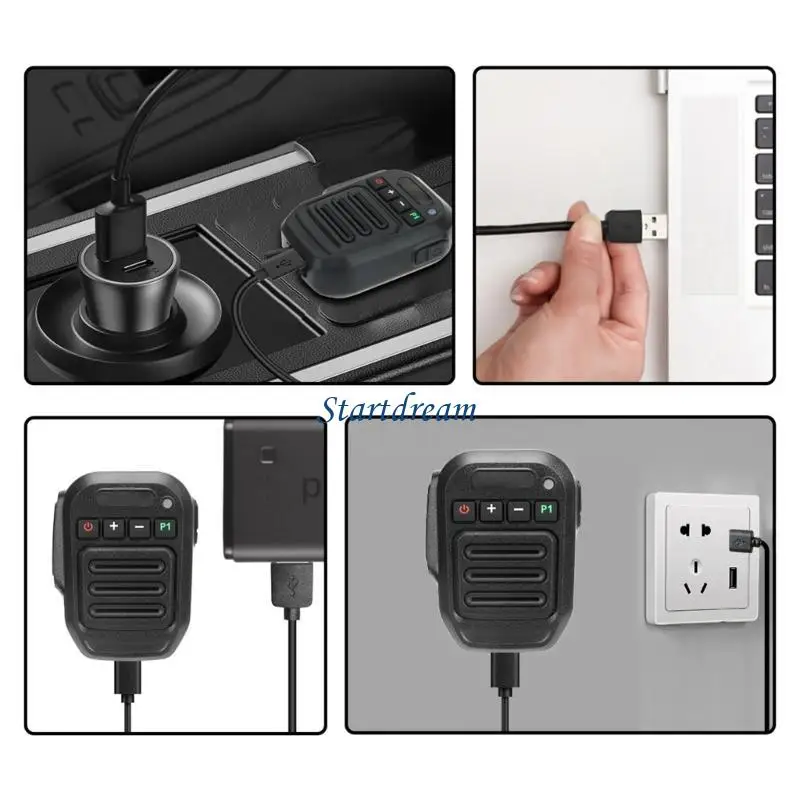 K 커넥터 장치 및 스마트 폰을위한 양방향 라디오 무선 스피커 마이크 명확한 사운드 커뮤니케이션 산업용 K92C