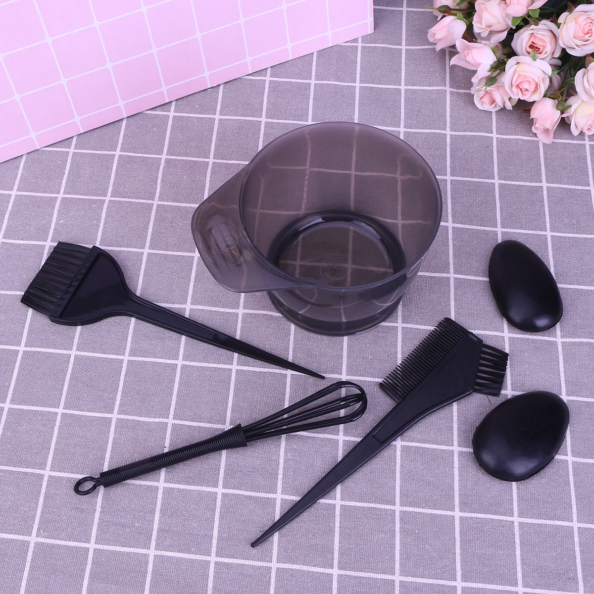 

1 комплект, набор для окрашивания волос, необходимый набор для краски для волос, чаша для окрашивания, расческа, щетка, многоразовые инструменты для парикмахерской, сделай сам, чаша для окрашивания