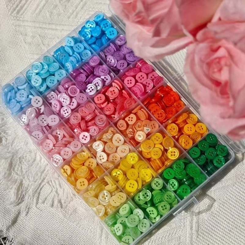 24/40 Stück zufällige Knöpfe Blindbox gemischte Stile DIY Handwerk handgemachte Accessoires für Scrapbooking