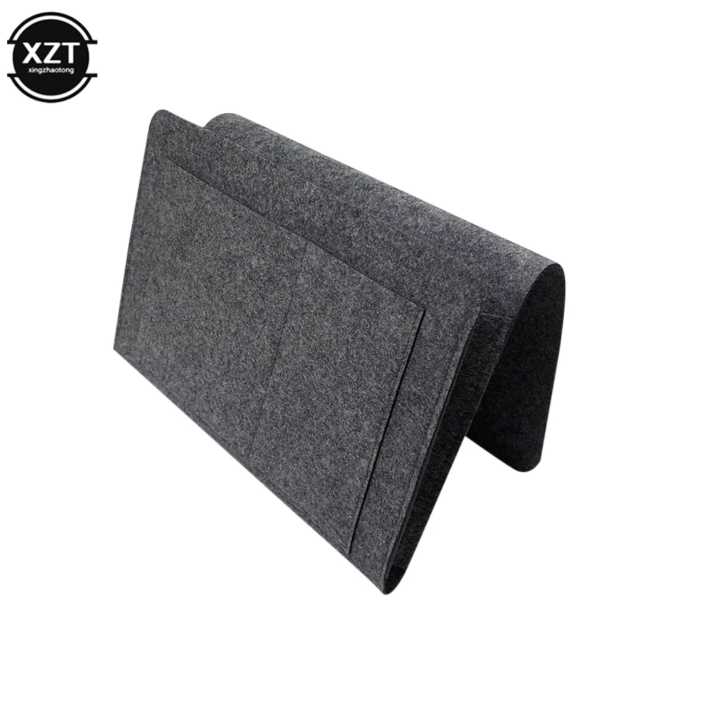 1pc Filz Nacht Lagerung Organizer Telefon Buch Magazin Halter Taschen Hängende Lagerung Tasche Baby Tissue Box Für Bett Sofa seite Pouc