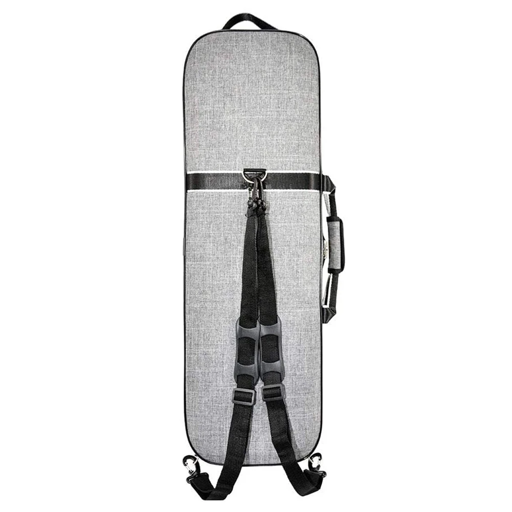 【~ NEW X07A】4/4 Full Size Violin Case Oblong Violin Hard Cas,Super Portable with Carrying Straps