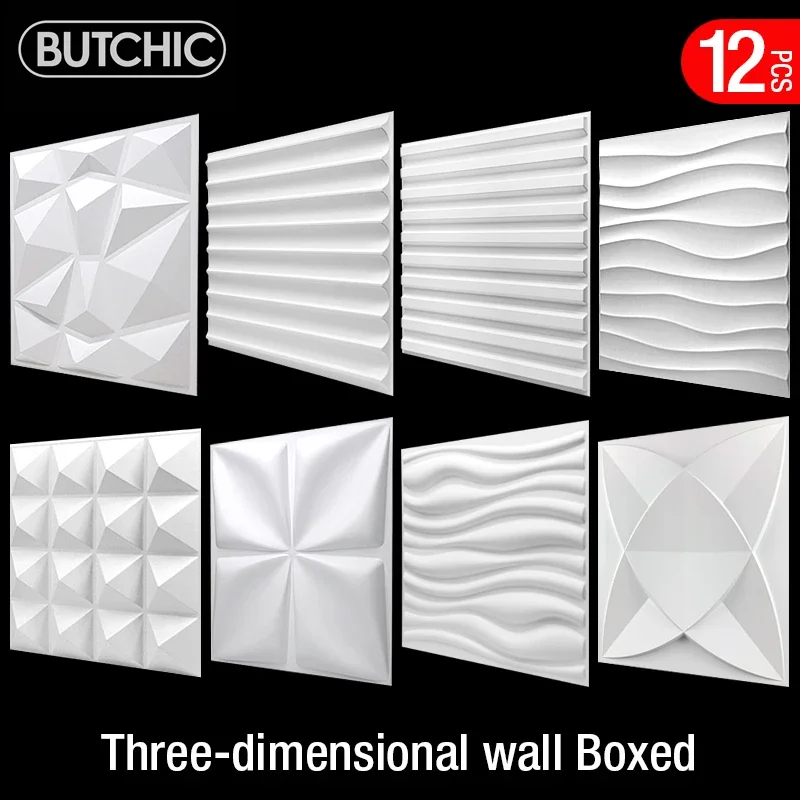 1m²/12pcs 30cm Wood grain 3D Stereo Wall Panel Diamond design tile wall sticker living room mold Bathroom waterproof wall paper