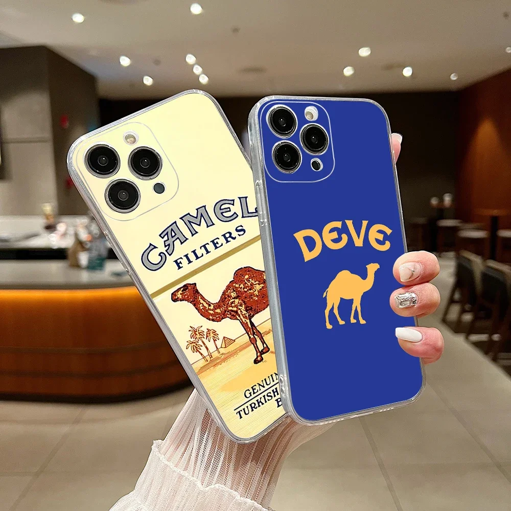 13 Cigarette Brand Camel Phone Case For iphone 15 14 13 12 11 XS Pro Max Mini X XR 7 8 Plus SE20 Soft Silicone Transparent Capa