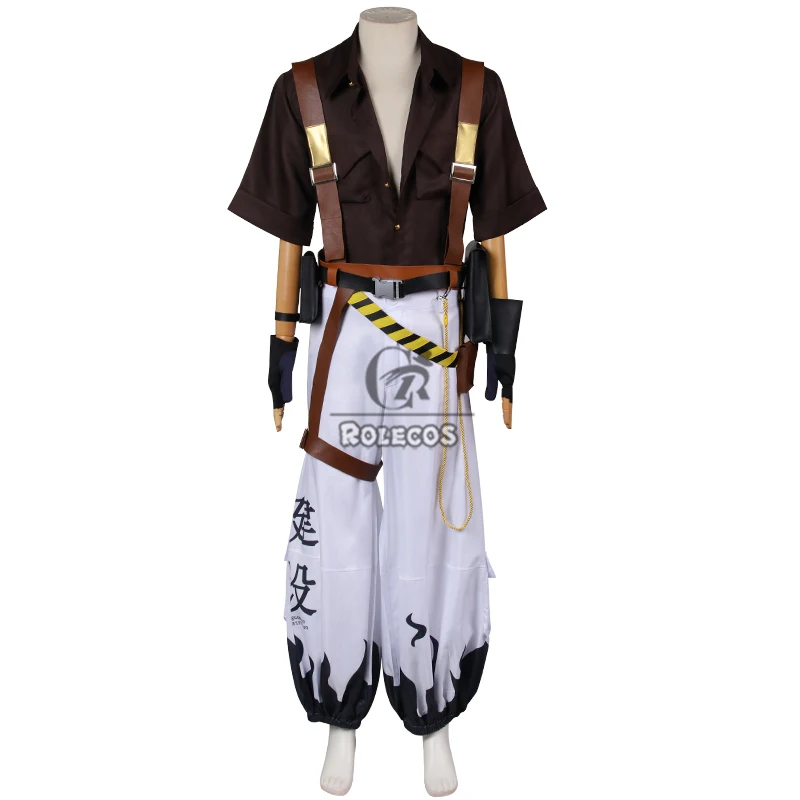 ROLECOS Zenless Zone Zero Alejandro Saab Cosplay Costume Alejandro Saab Women Uniform Halloween Carnival Party Outfit Fullset