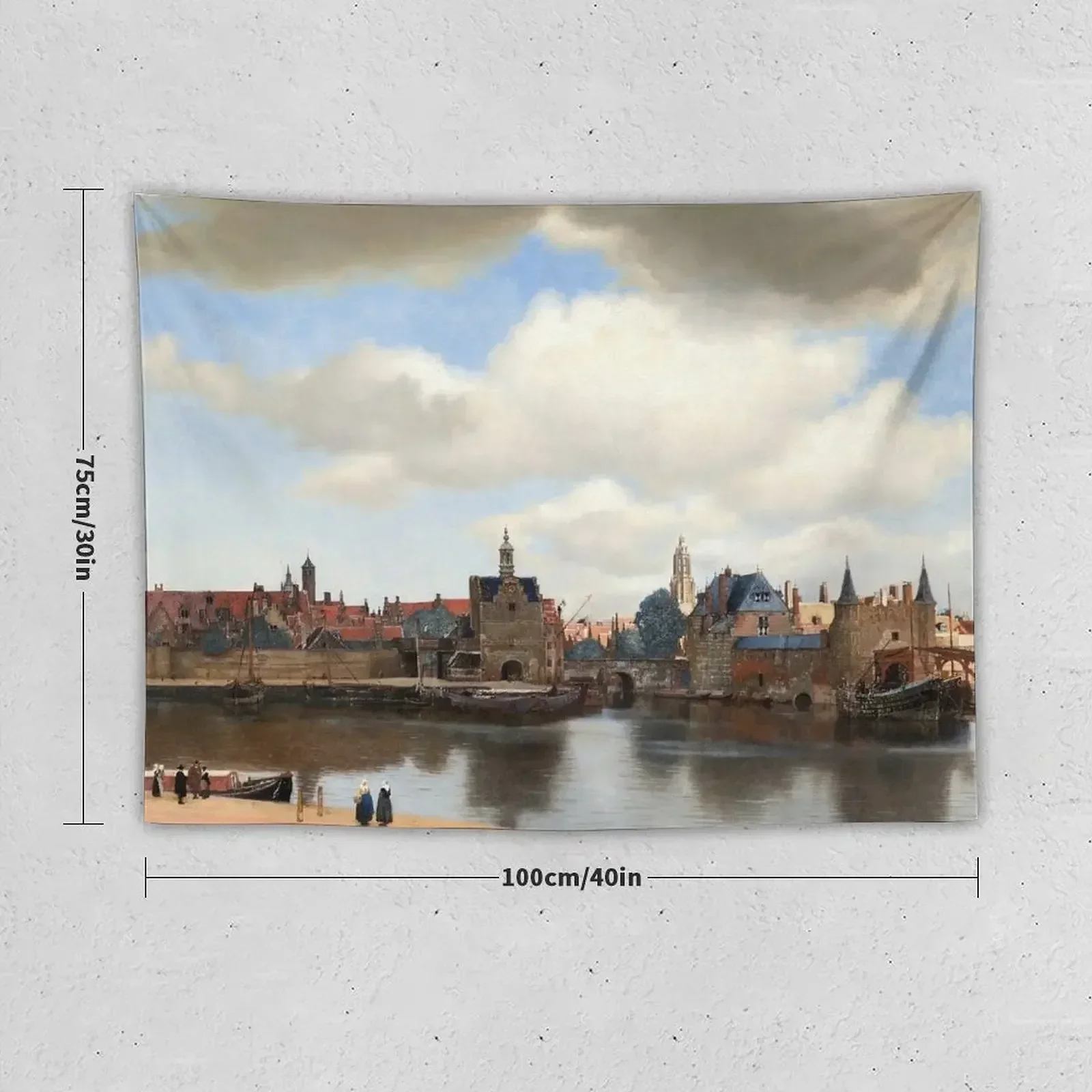 View Of Delft, by Johannes Vermeer Tapestry Cute Room Things Home Decorators Tapestry