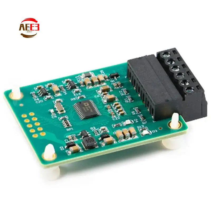 

AEE3-1 PCS Модуль сбора данных о деформации AD7190 АЦП Высокоточный ПК + металл 24-битный модуль платы сбора давления Тензочный мост