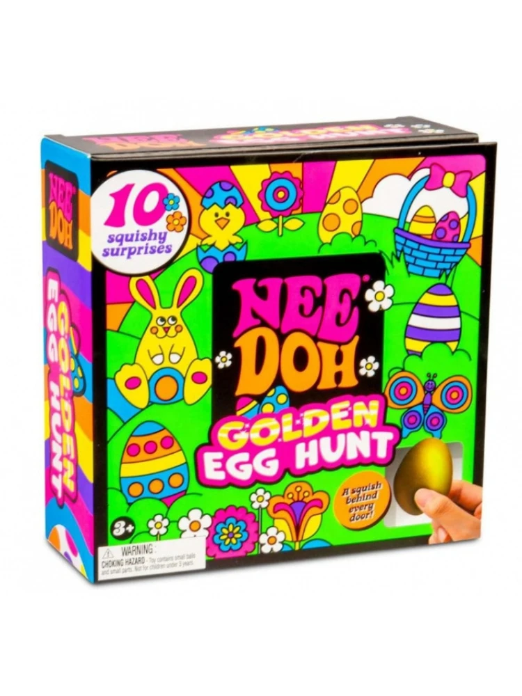Golden Egg Treasure Hunt Sensory Squishy Fidget Toy, Mini Stress Relief Surprise Box, Portable Hand Squeeze Toy, Cute Gift Set