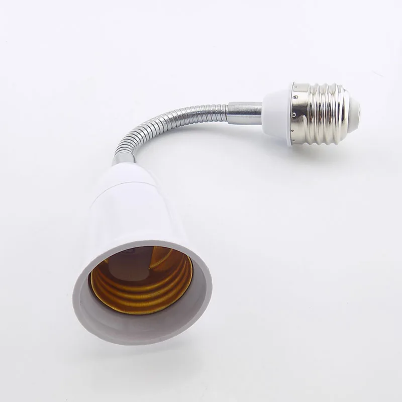 Flexible E27 to E27 LED Lamp Base Bulb Socket With 18CM 28CM 38CM 48CM 58CM Extension Light Holder Converters