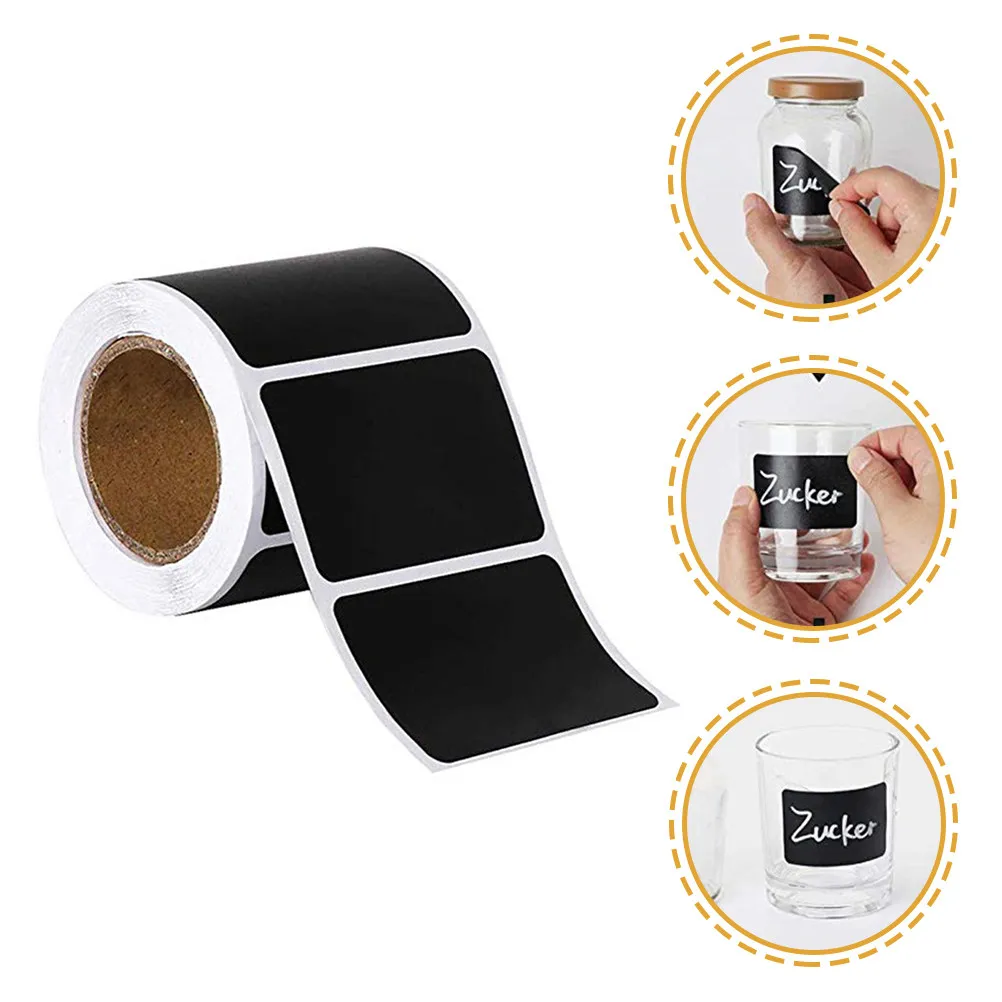

120 Sheets Chalkboard Labels Waterproof Oil Proof Reusable for Food Containers Storage Bins Classroom Home Organization