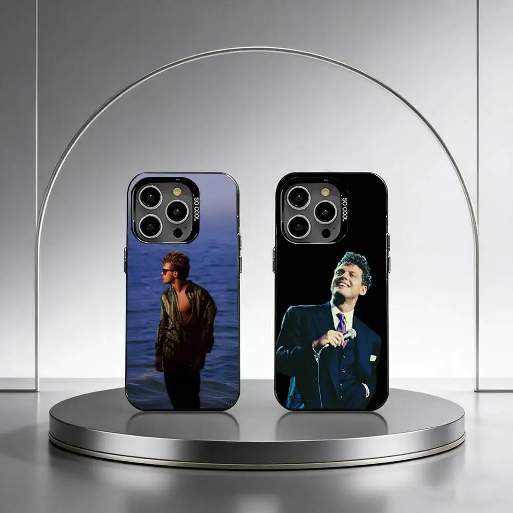 

Singer Luis M-Miguel Phone Case For iPhone 17,16,15,14,13,12,11 Plus,Pro Max,XS,Colorful Silver Phone case Funda Cover