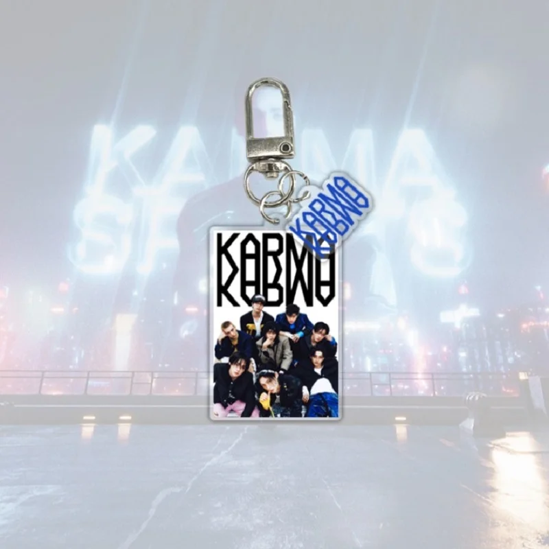 

25-летний акриловый брелок STRAY KIDS KARMA, акриловый брелок-подвеска SKZOO, брелок со звездой, периферийный подарок