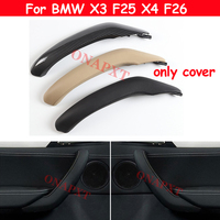 For BMW X3 F25 X4 F26 2009-2016 Left Right Hand Inner Passenger Door Pull Handle Leather Outer Cover Trim Set Replacement