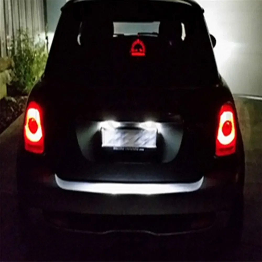 ANGRONG 2x Canbus LED License Number Plate Light Lamp For BMW 3 5 Series E39 E60 E61 E90 E92 image 5