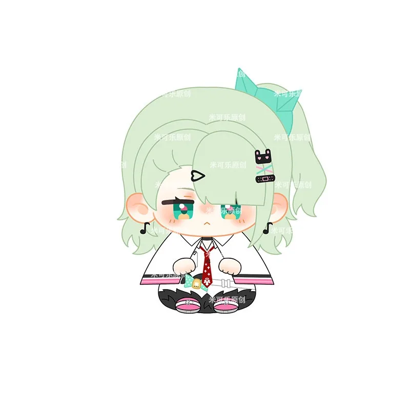 

12cm Anime Game Zenless Zone Zero Aria Nangong Yu Kawaii Cosplay Soft Cotton Dango Doll Keychain Cartoon Mini Toy Figures Gifts